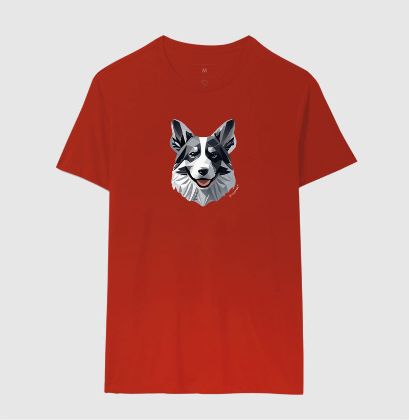 Camiseta Border Collie - Coleção Geoma