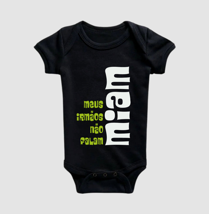 Body Infantil meus irmão não falam Latem - Afeto