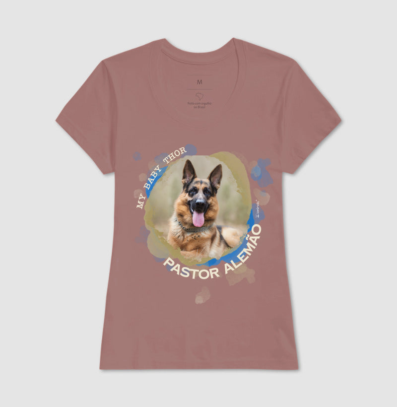 Camiseta Foto Pet - Fluid Splash - Personalizada | iAnimals