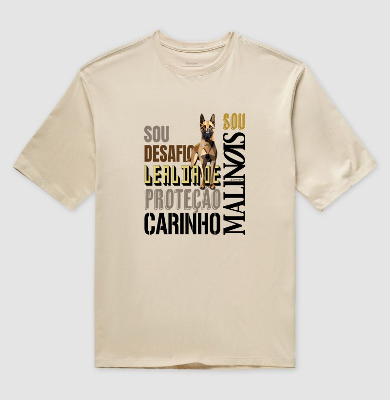 Camiseta Oversized Malinois SOU - Essência