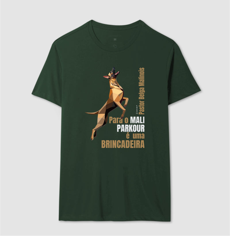 Camiseta Malinois Parkour é Brincadeira- Essência