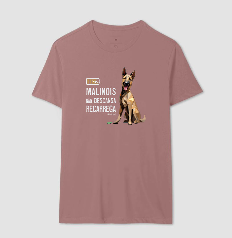 Camiseta Malinois Não Descansa - Essência