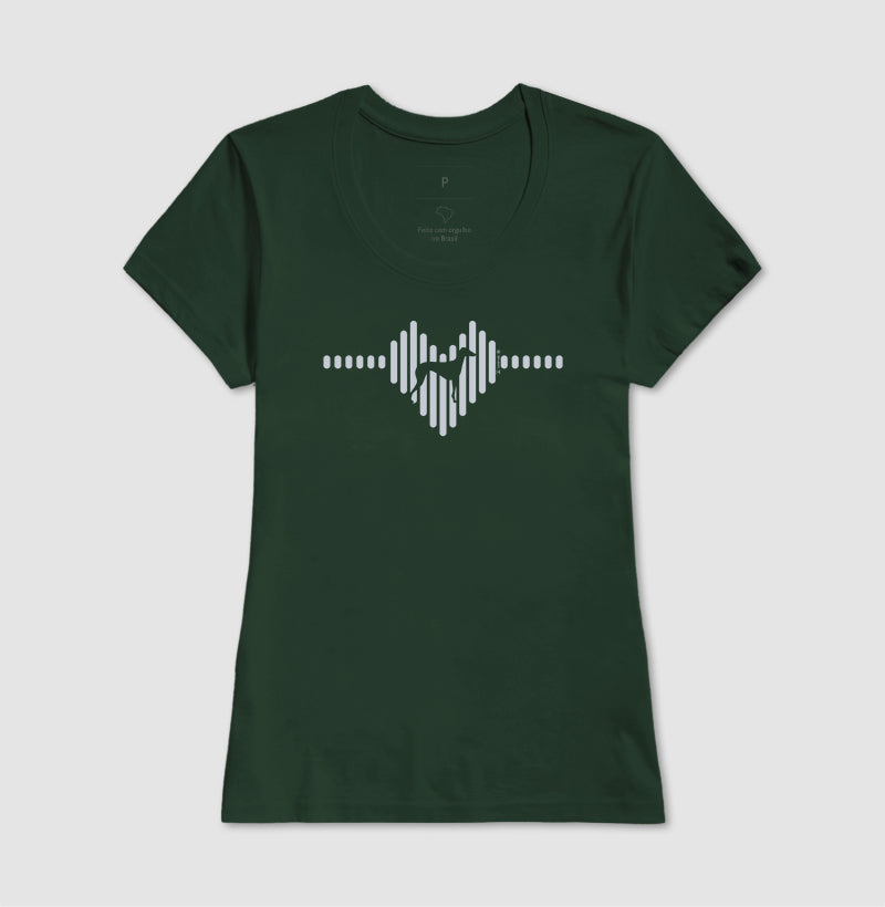 Camiseta Whippet - Coleção Coração
