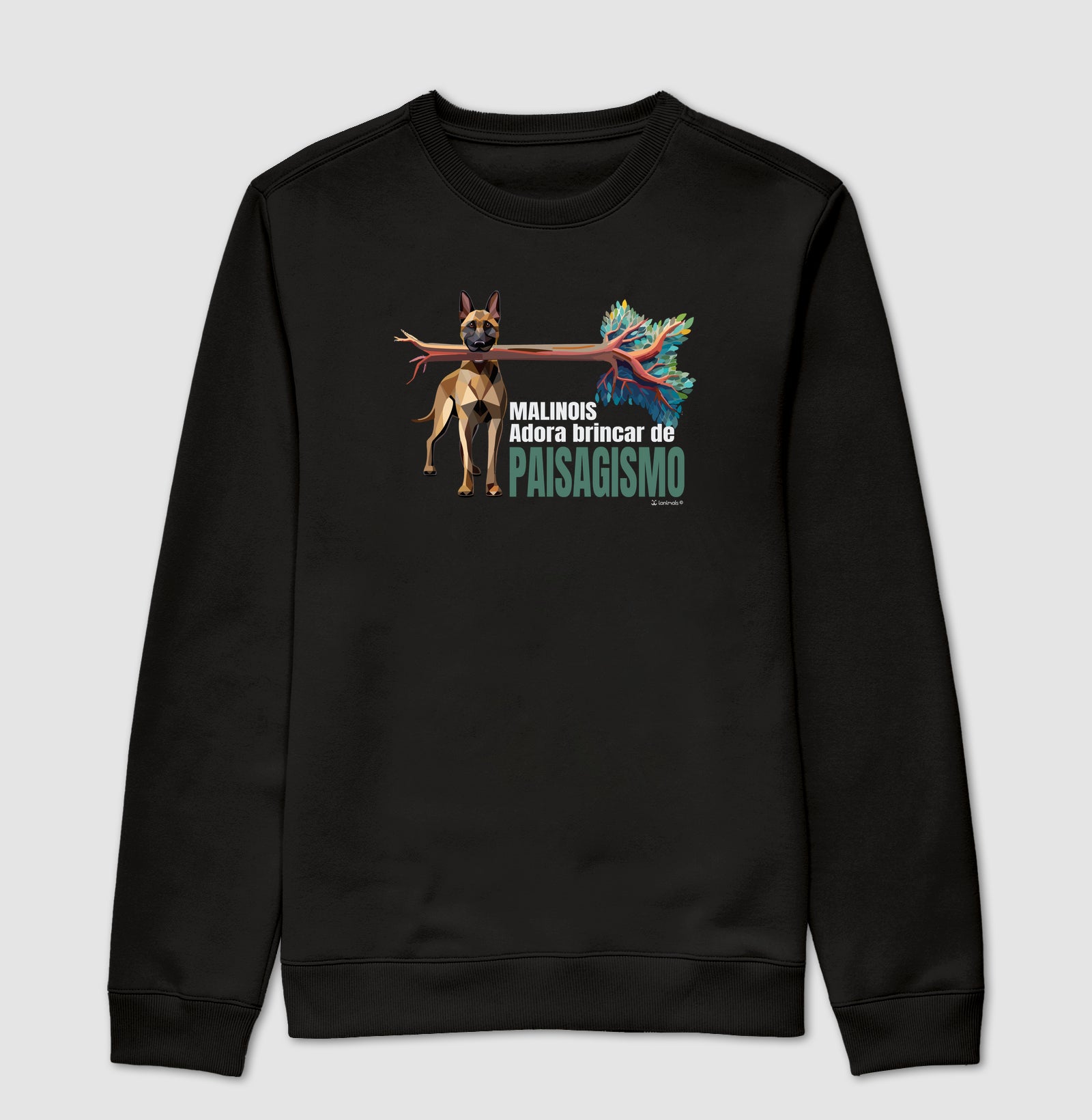 Moletom Suéter Malinois Paisagismo - Essência