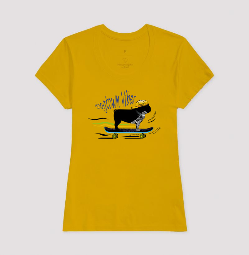 Camiseta Buldogue Inglês - Skatista