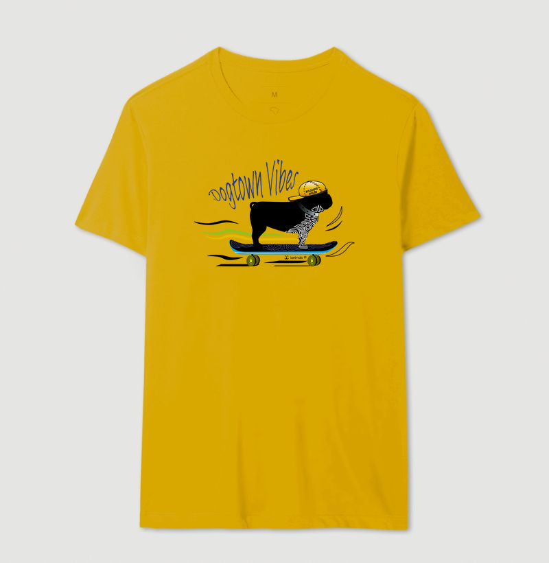 Camiseta Buldogue Inglês - Skatista