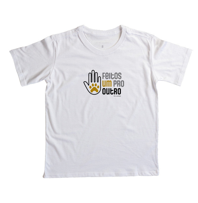 Camiseta Pets, Feitos um Pro Outro (Infantil) - Coleção AFETO