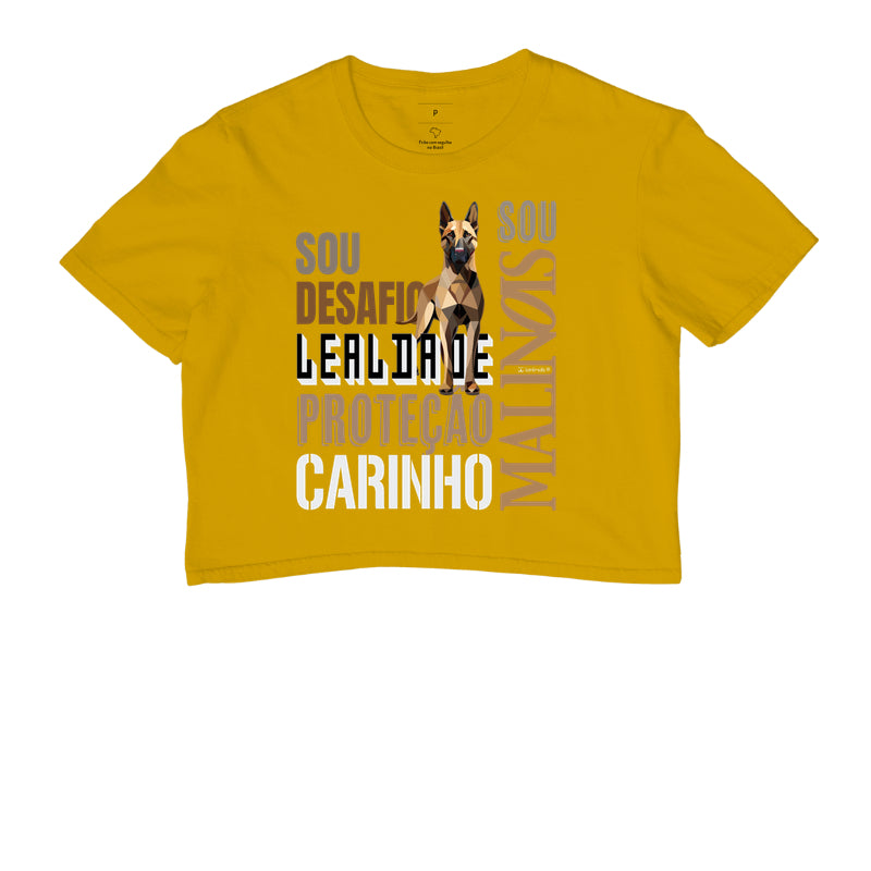 Camiseta Cropped Malinois SOU - Essência