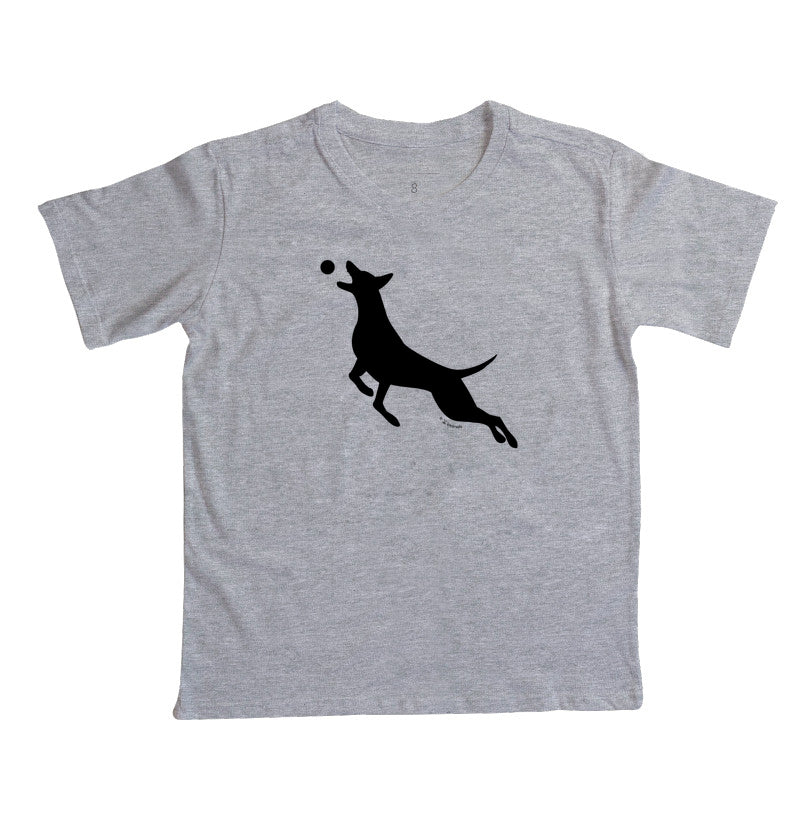 Camiseta Infantil Malinois O Pulo - Perfil