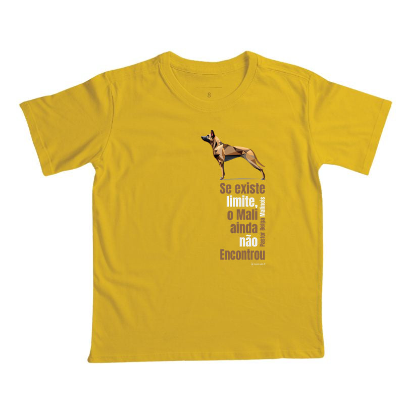 Camiseta Infantil Malinois Limite - Essência