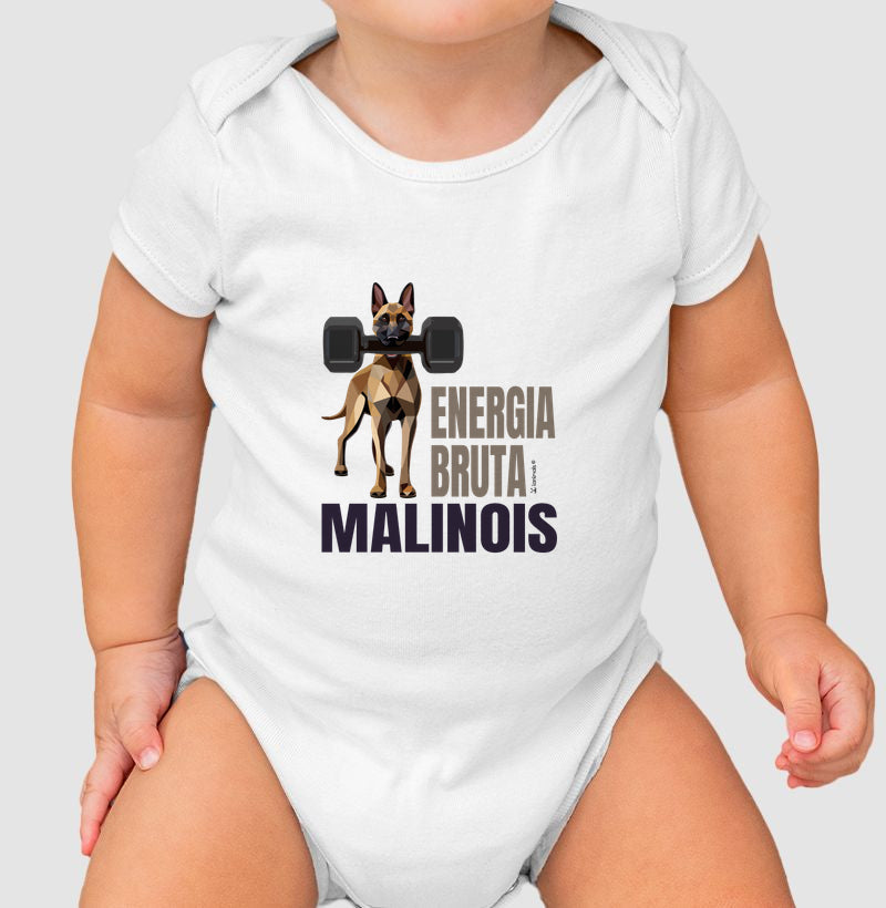 Body Infantil Malinois Energia Bruta- Essência