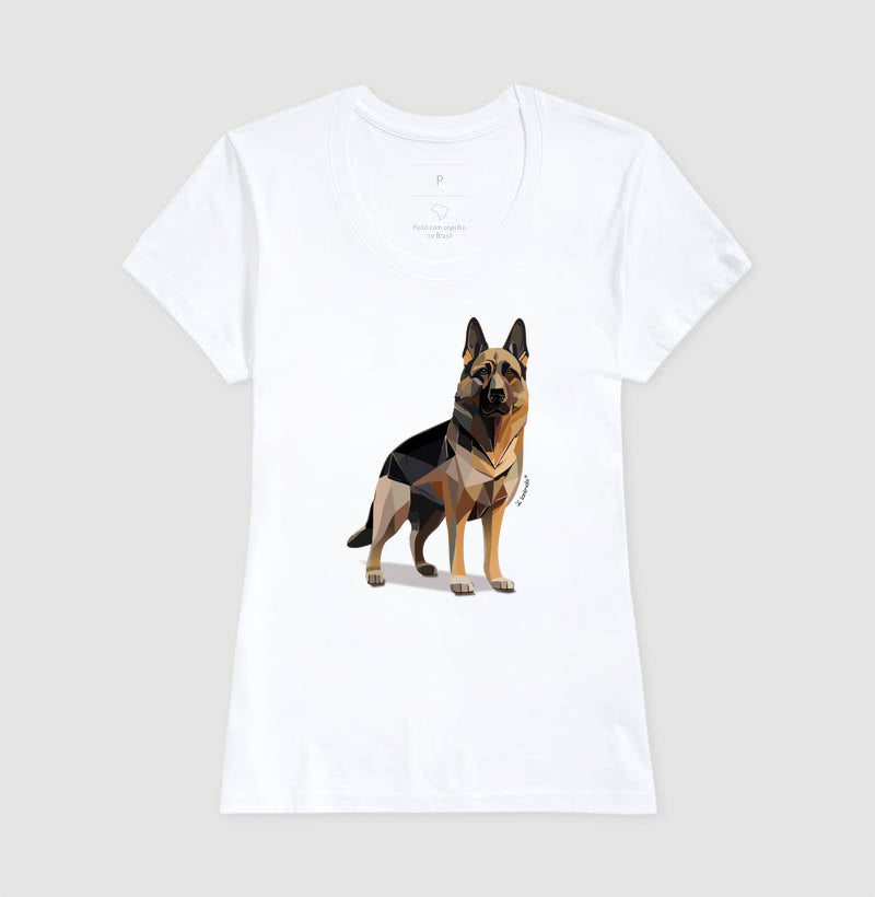 Camiseta Pastor Alemão Postura - Geoma