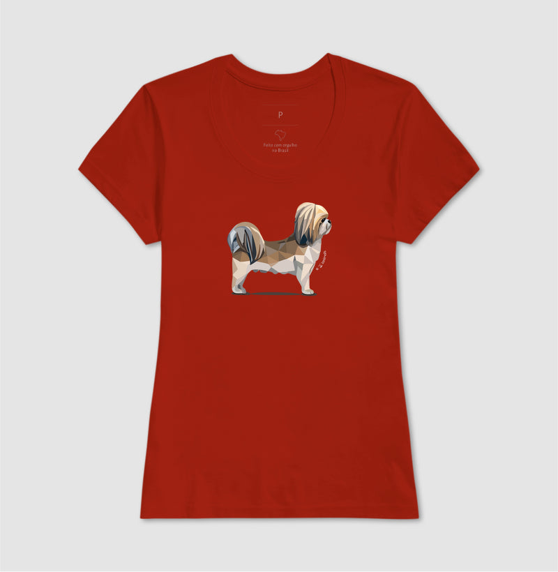 Camiseta Shih Tzu Perfil - Geoma