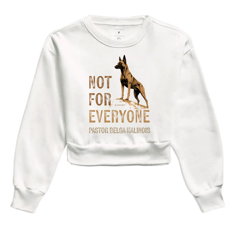 Moletom Cropped Malinois Not For Everyone - Essência