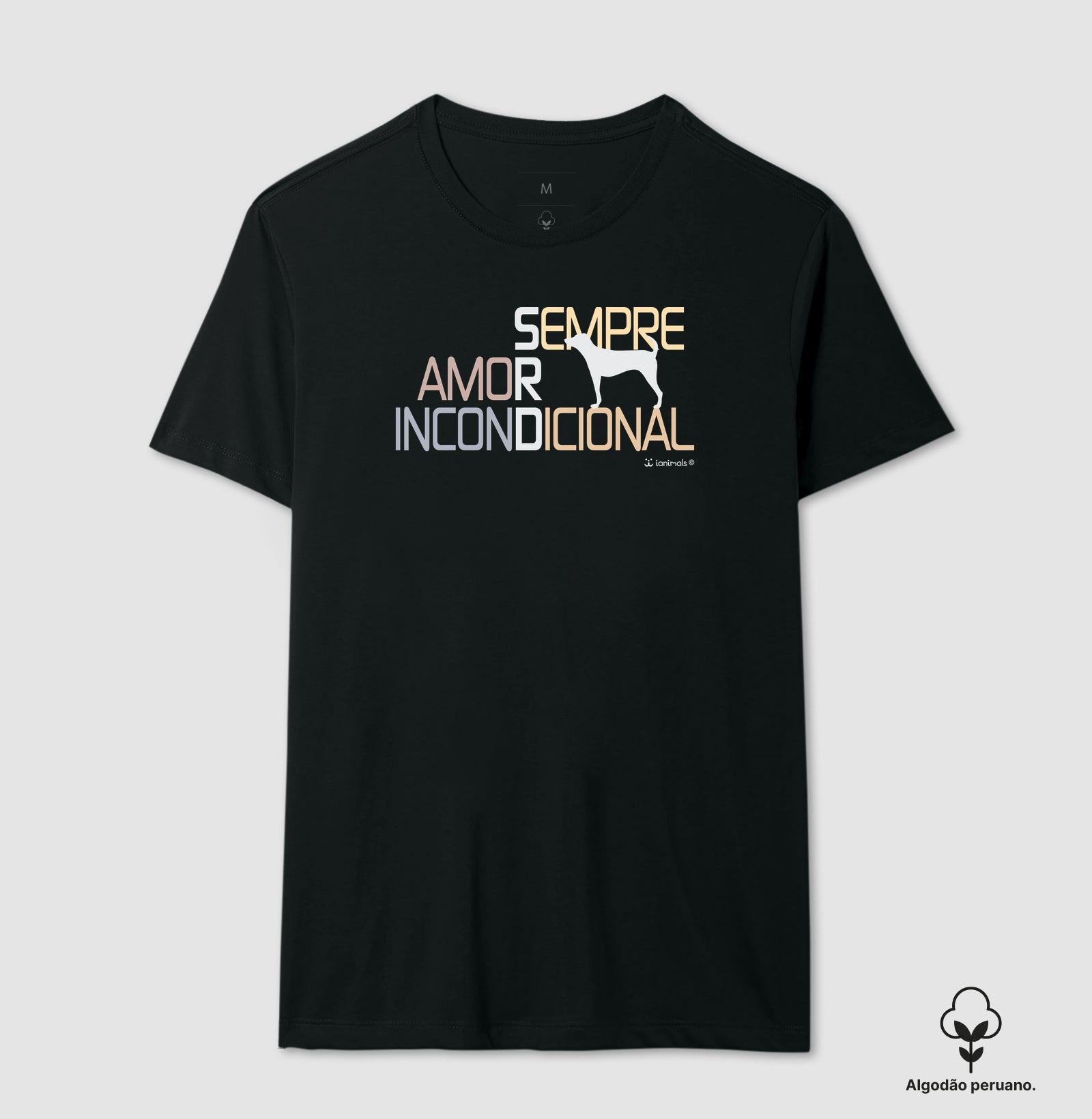 Camiseta INCA SOFT SRD Sempre Amor Incondicional - Essência