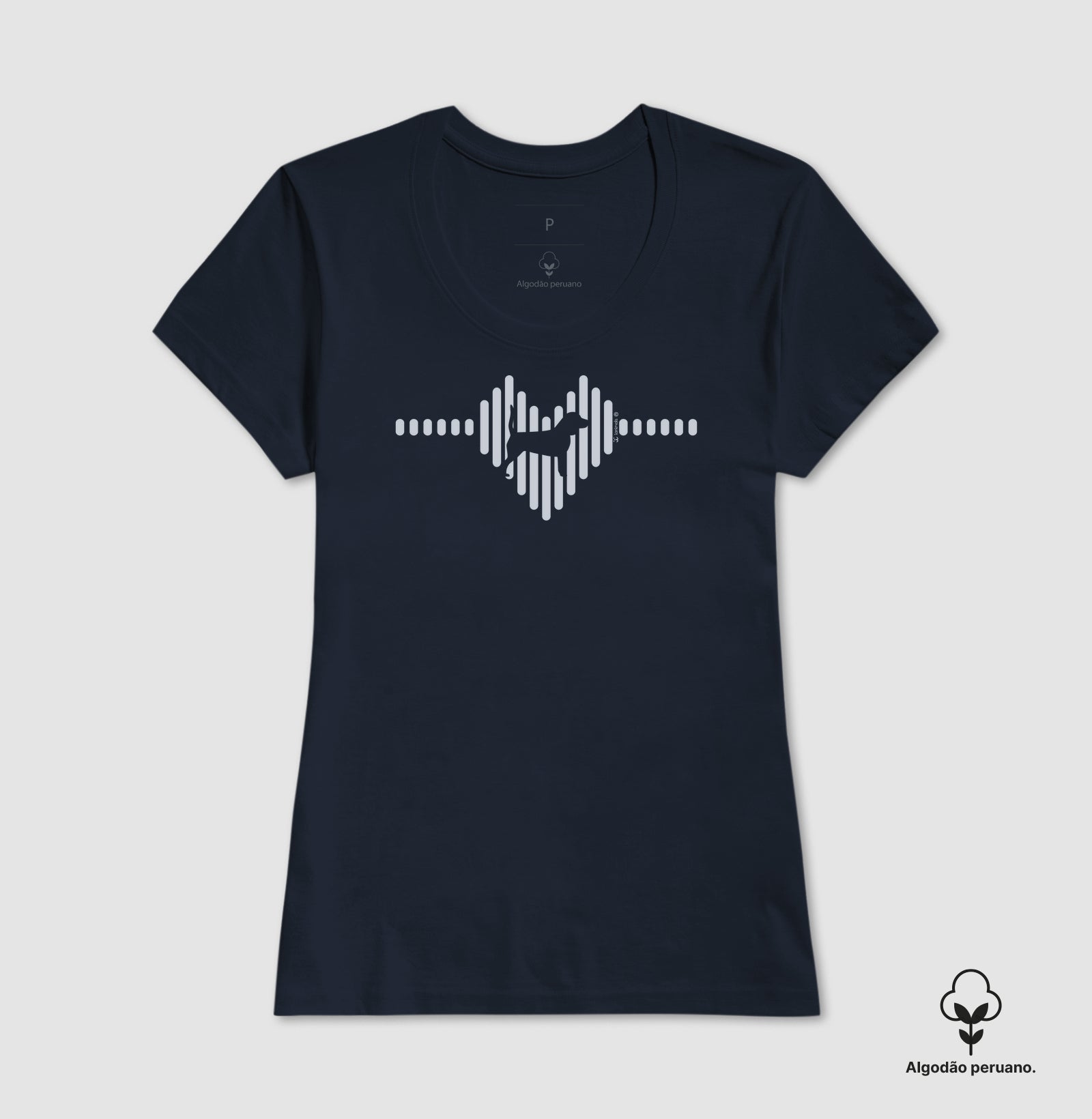 Camiseta Beagle / INCA SOFT - Coleção Coração