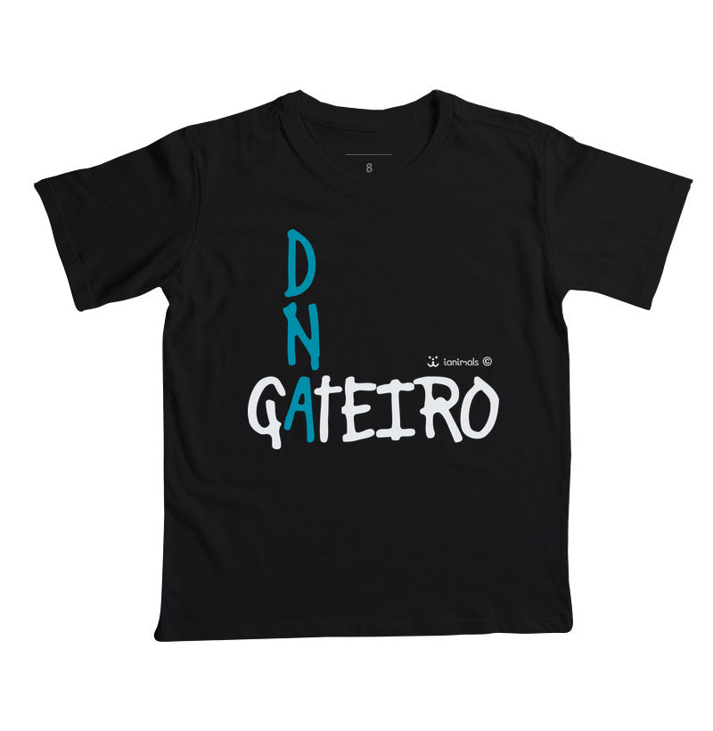 Camiseta Infantil DNA Gateiro - Afeto