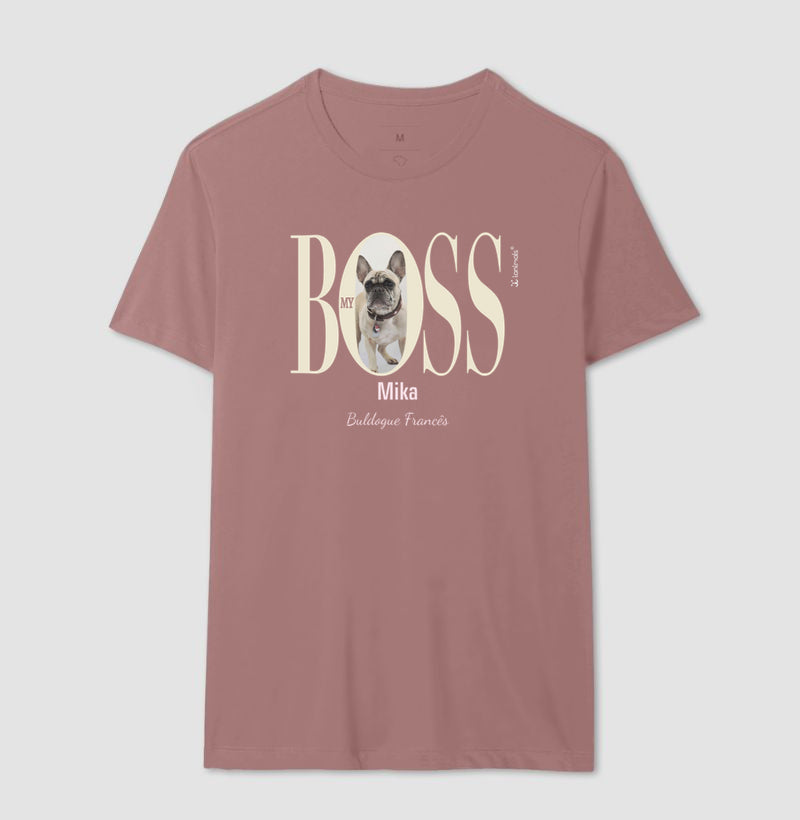 Camiseta My Pet My Boss - Personalizada iAnimals