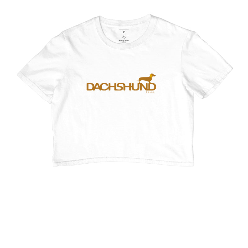 Camiseta Cropped Dachshund - Identidade