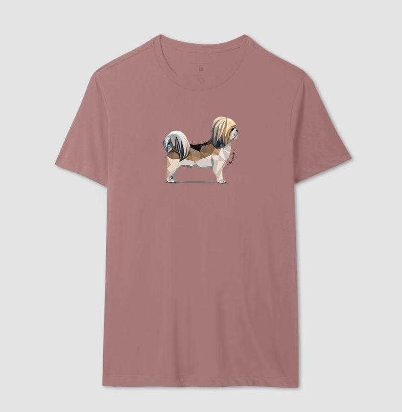 Camiseta Shih Tzu Perfil - Geoma