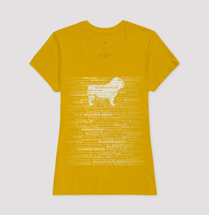 Camiseta Buldogue Ingles - Tessitura