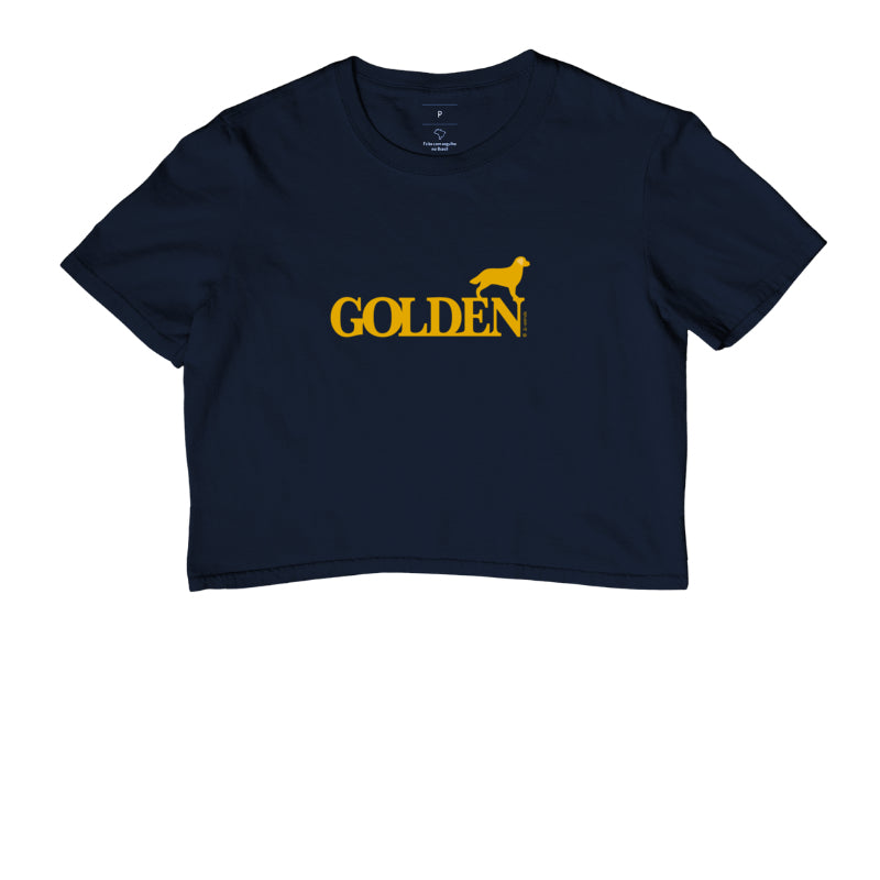 Camiseta Cropped Golden Retriever - Identidade