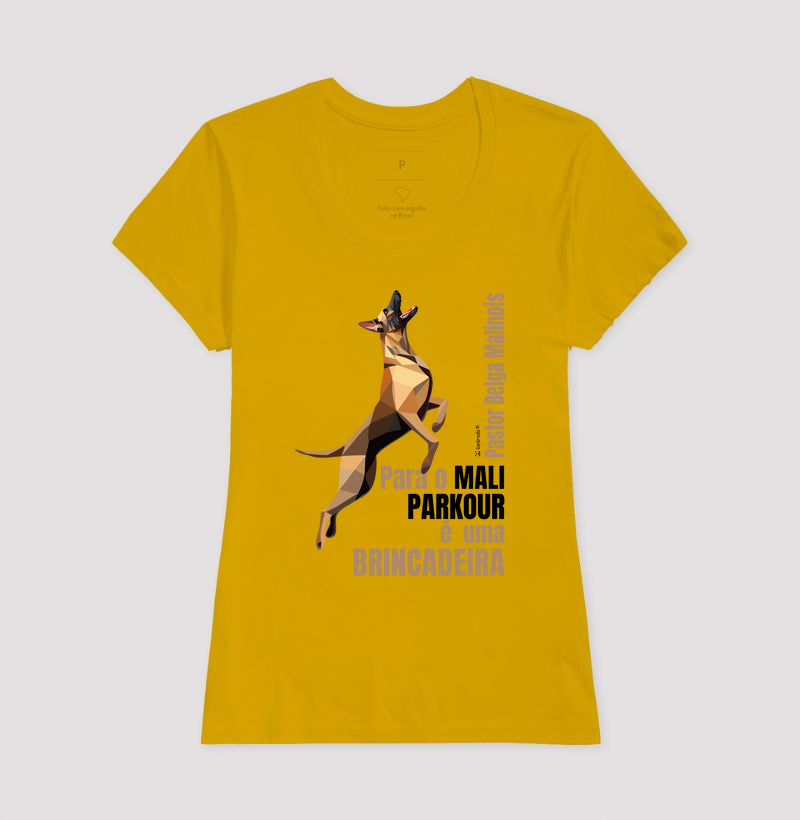 Camiseta Malinois Parkour é Brincadeira- Essência