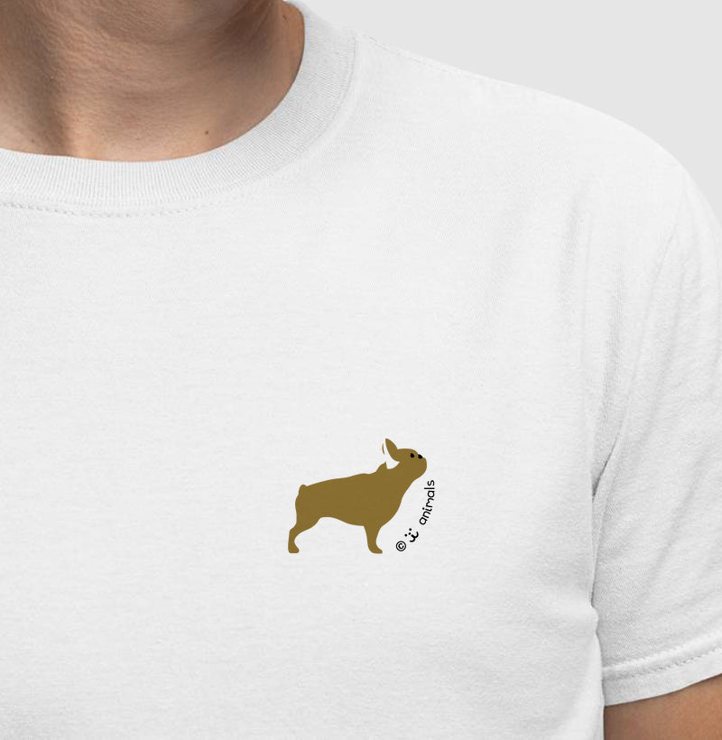 Camiseta Buldogue Francês - Perfil / Side