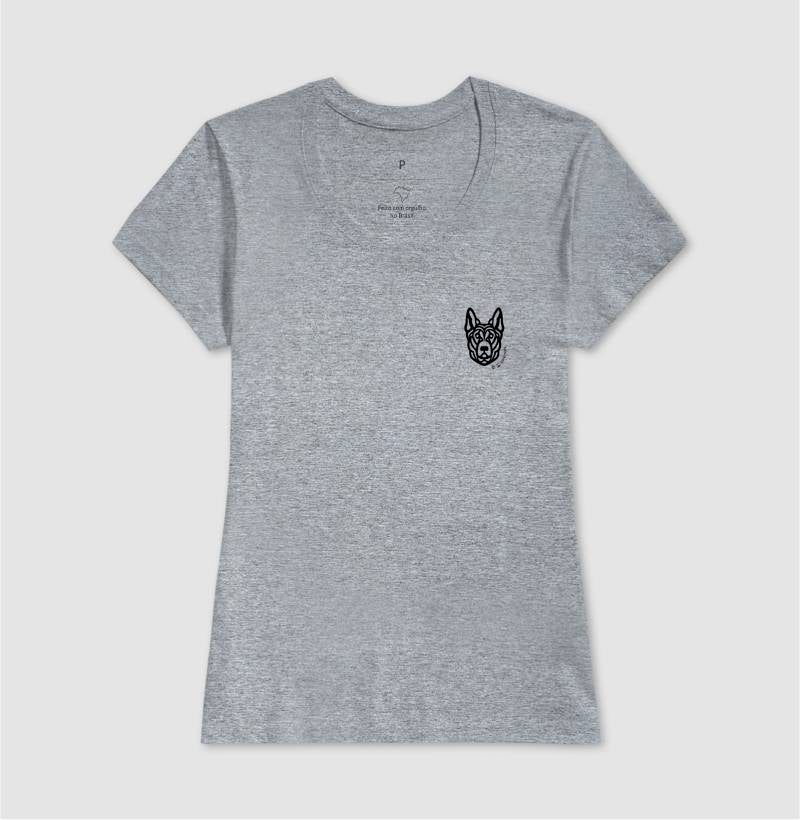 Camiseta Pastor Alemão - Tribal / Side