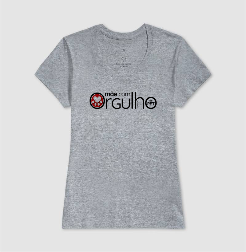 Camiseta Mãe com Orgulho - Afeto