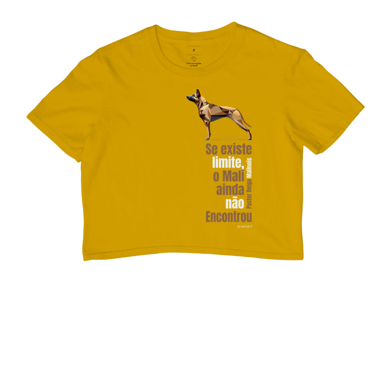 Camiseta Cropped Malinois Limite - Essência