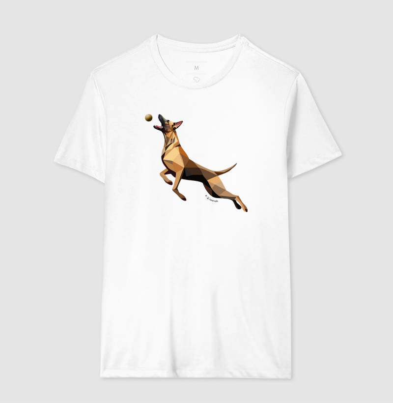 Camiseta Malinois O Pulo - Perfil/Geoma