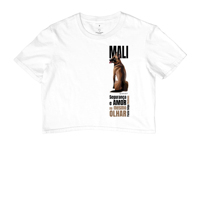 Camiseta Cropped Malinois - Olhar - Essência