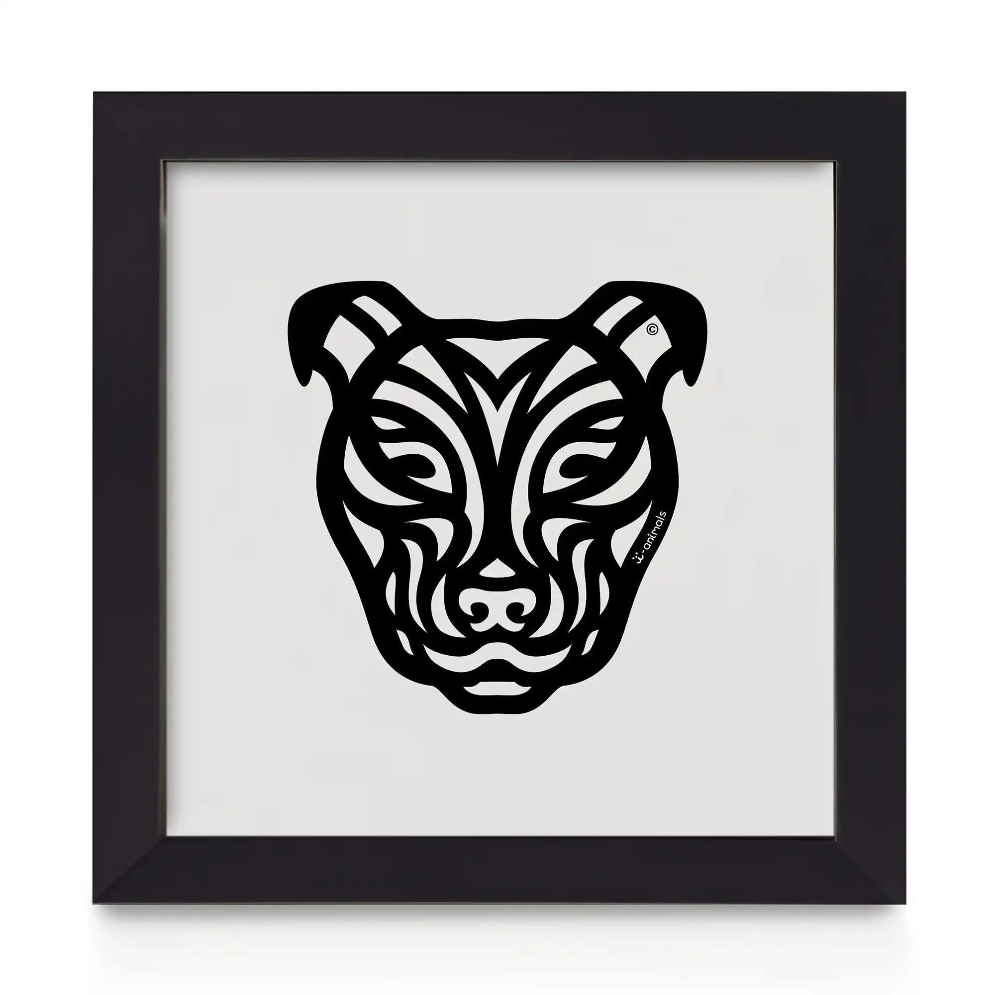 Quadro decorativo Amstaff - Tribal