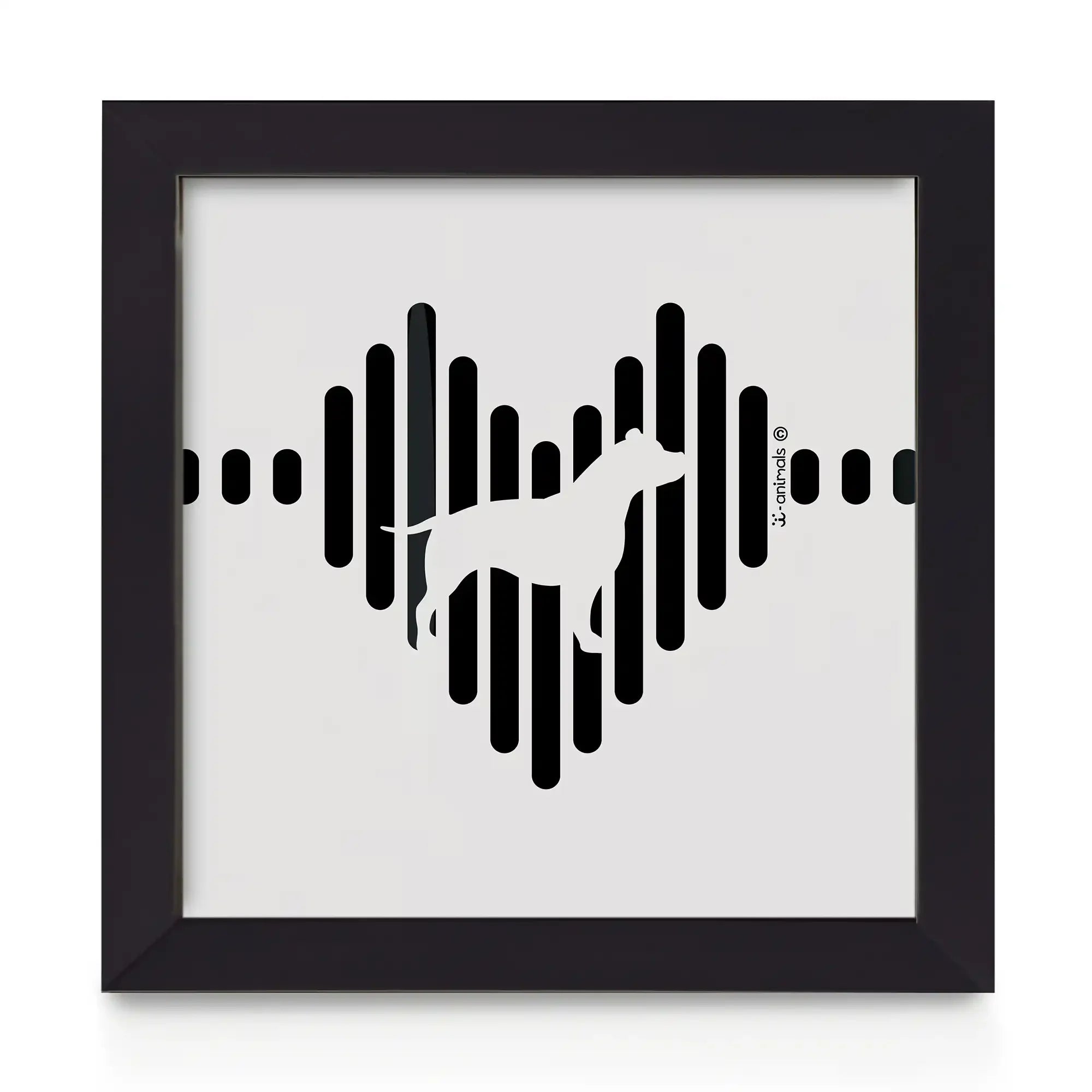 Quadro decorativo Amstaff - Coração