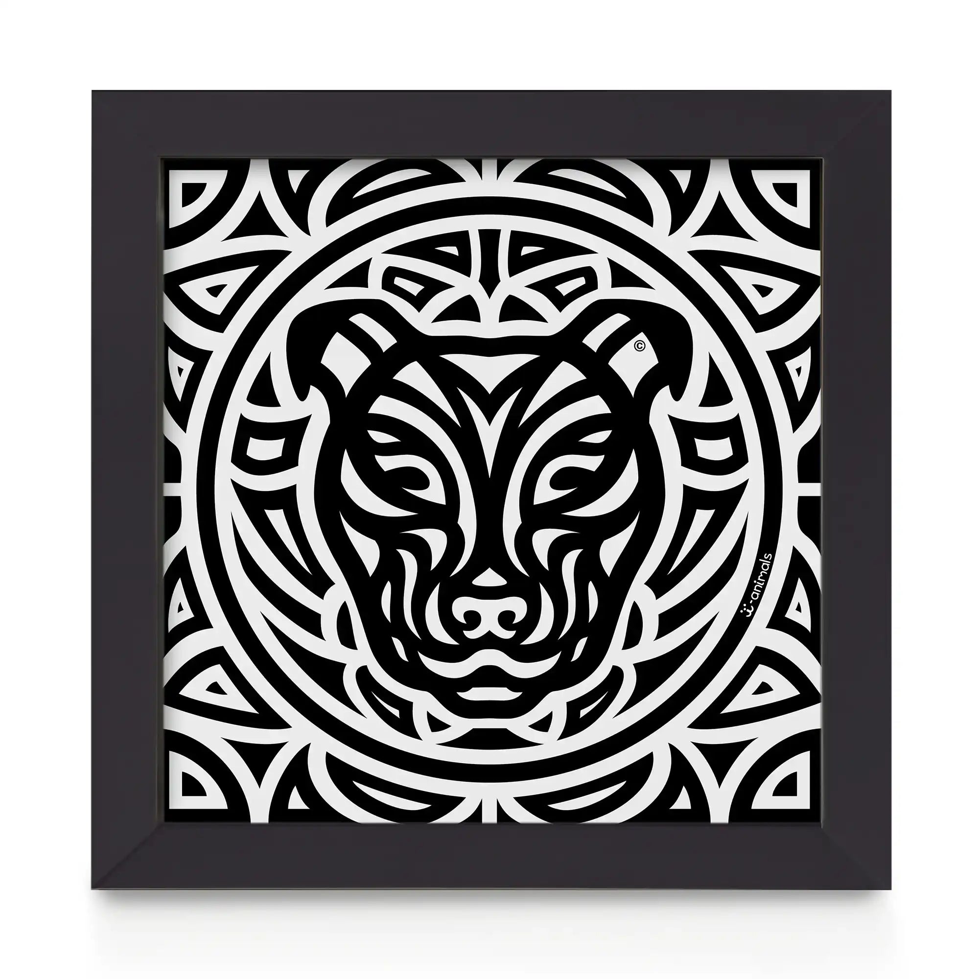 Quadro decorativo Amstaff - Total - Tribal