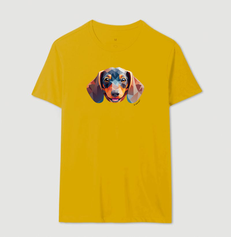 Camiseta Dachshund - Coleção Geoma