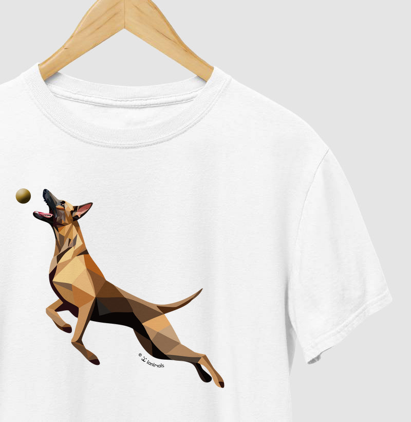 Camiseta Malinois O Pulo - Perfil/Geoma