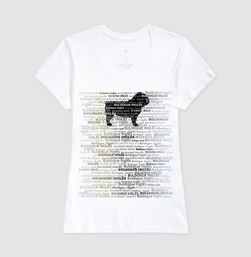 Camiseta Buldogue Ingles - Tessitura