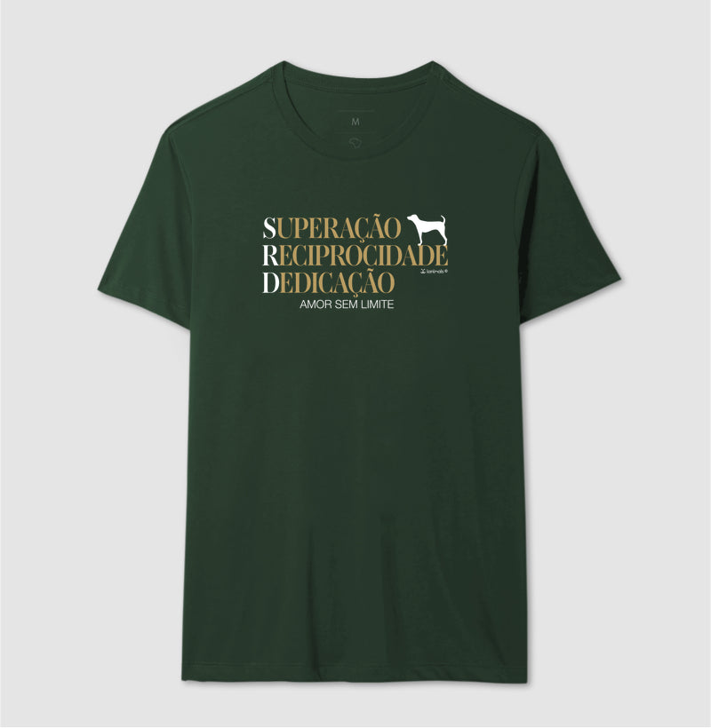 Camiseta SRD - Superação Reciprocidade Dedicação - Essência