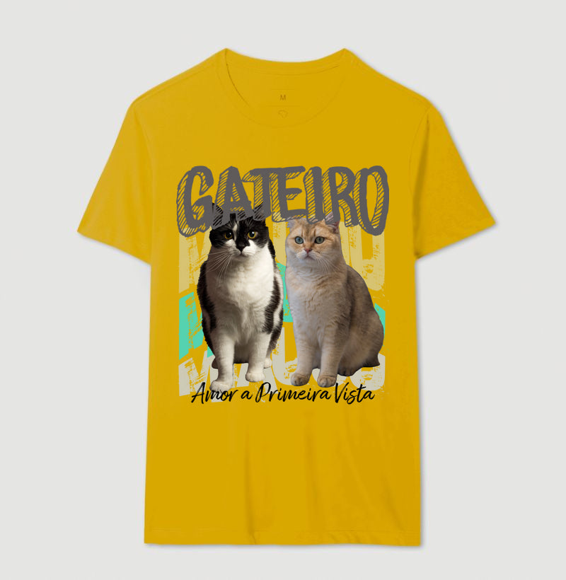 Camiseta Personalizada Bootleg Pets - até 6 fotos