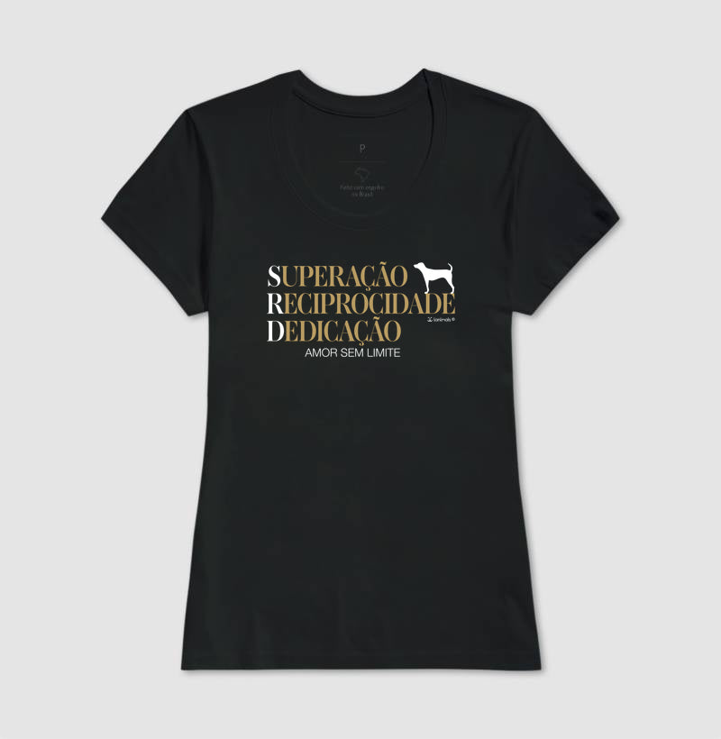 Camiseta SRD - Superação Reciprocidade Dedicação - Essência