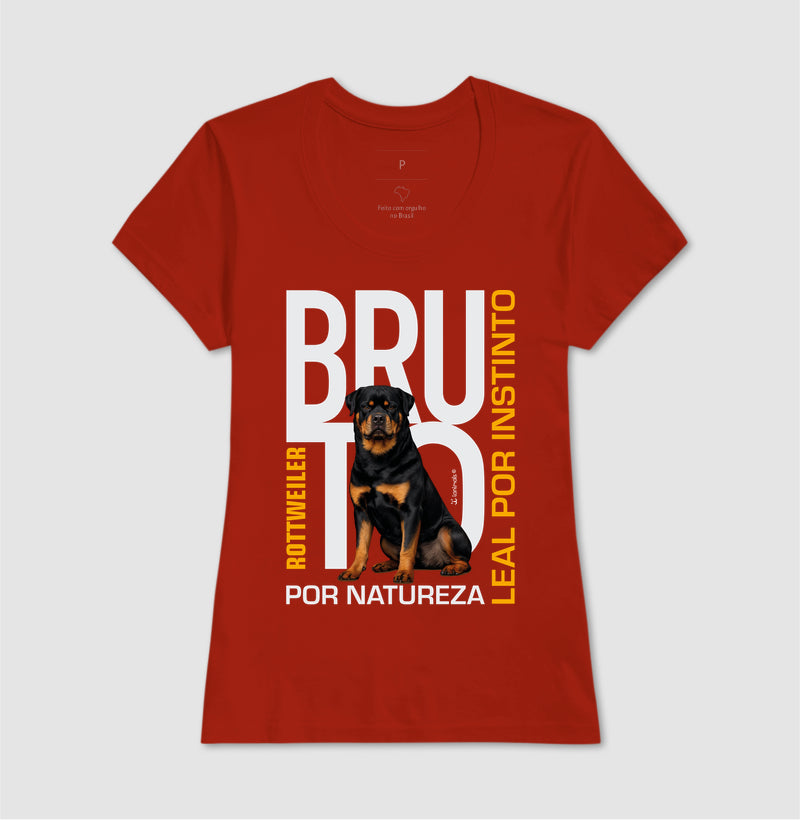 Camiseta Rottweiler Bruto por Natureza - Essência