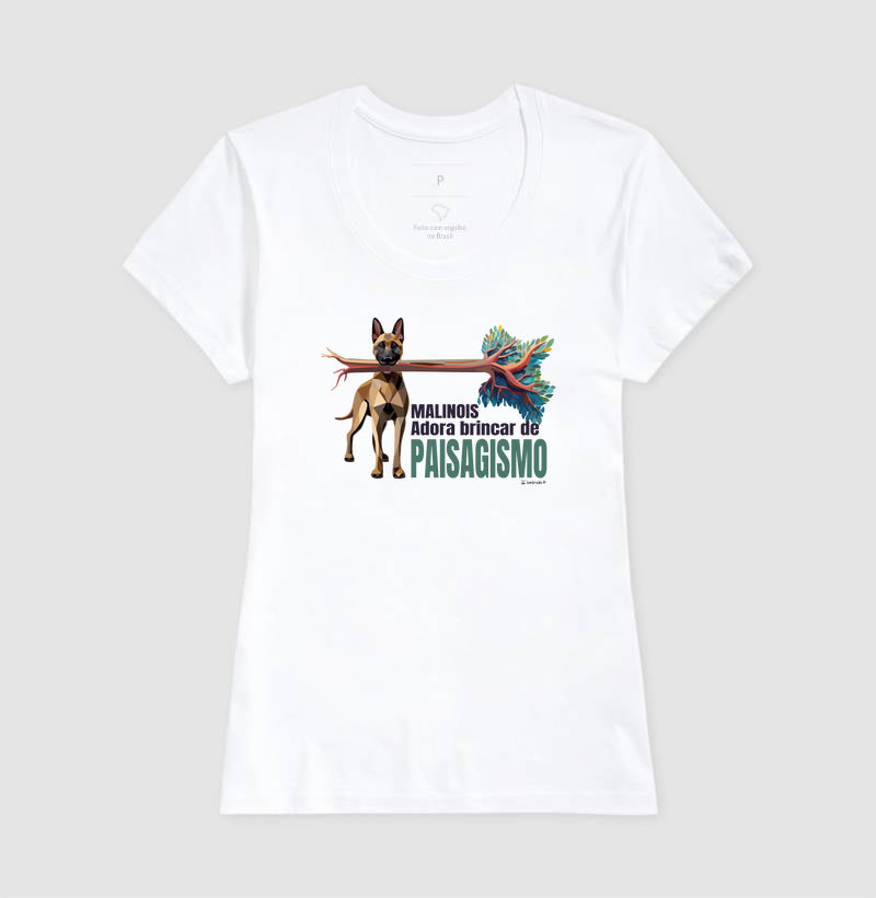 Camiseta Malinois Paisagismo - Essência