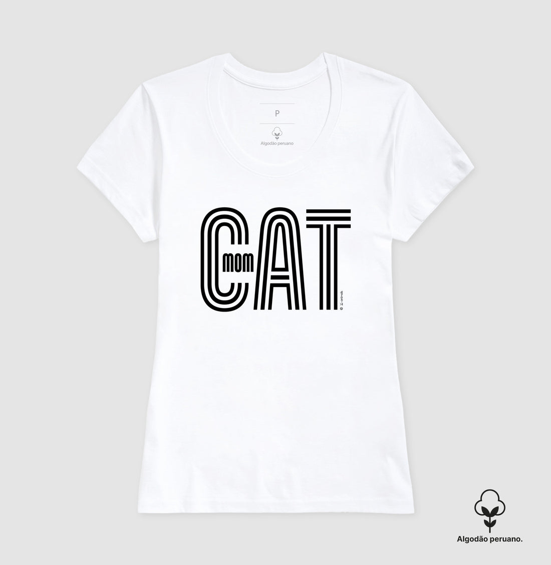 Camiseta “INCA SOFT” Cat Mom  - Coleção AFETO