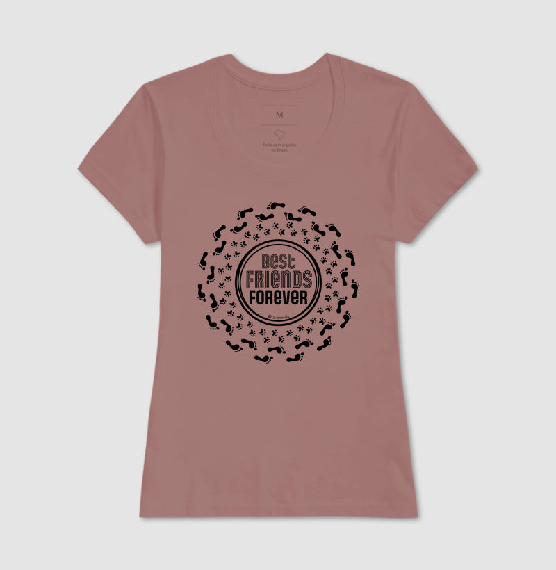 Camiseta Pets, Best Friends Forever - Coleção AFETO