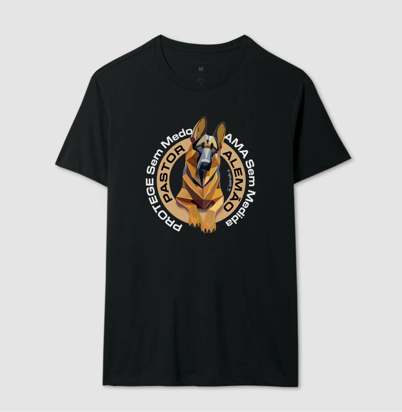 Camiseta Pastor Alemão - Protege sem Medo - Essência