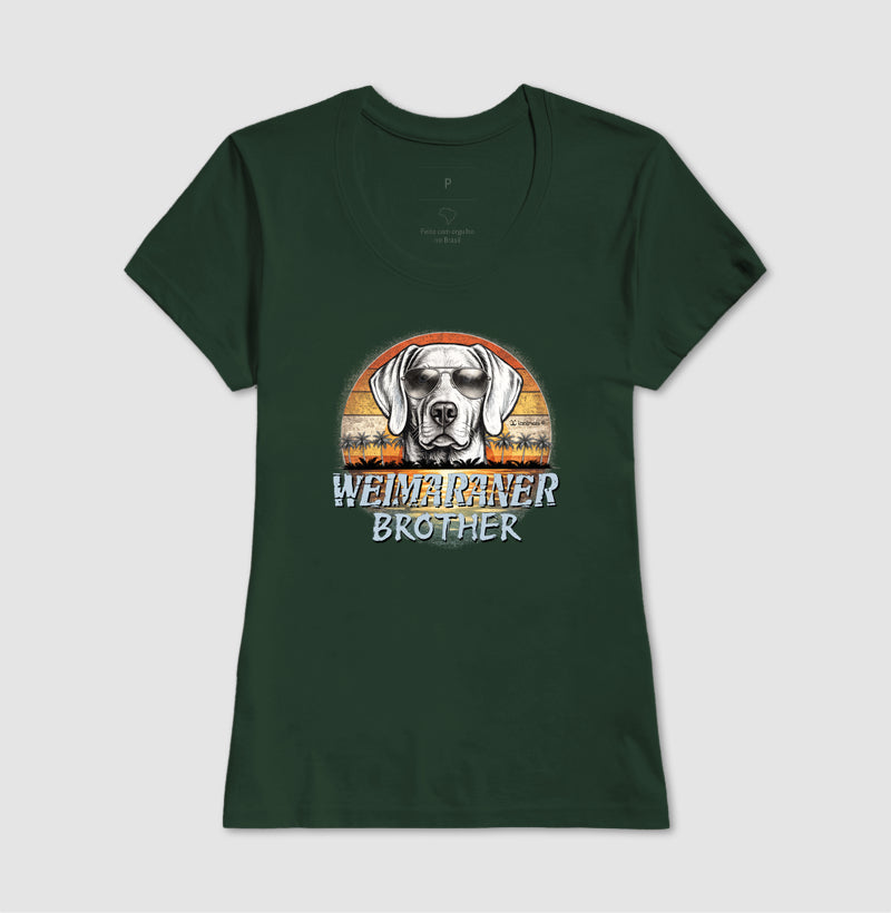 Camiseta Weimaraner BROTHER Sunset Vintage - Família