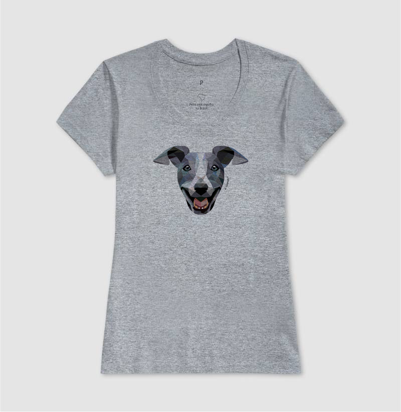 Camiseta Whippet - Coleção Geoma