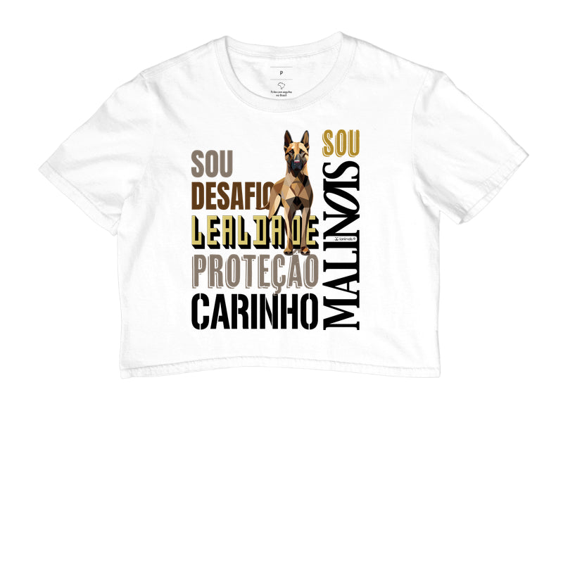Camiseta Cropped Malinois SOU - Essência